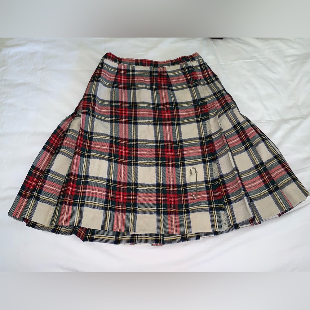Vintage Bonda Wool Wrap Skirt/Kilt
